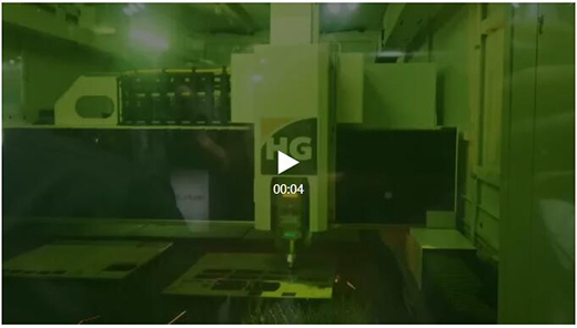 上；；；；；evictor伟德官网超高功率激光切割机埃森展现场切割视频